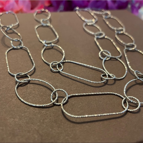 Silpada ‘LASTING IMPRESSION’ Sterling Silver Necklace 36” long N2731 - Picture 9 of 15